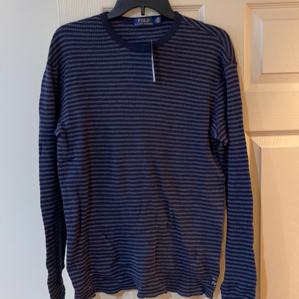 Men’s polo waffle shirt